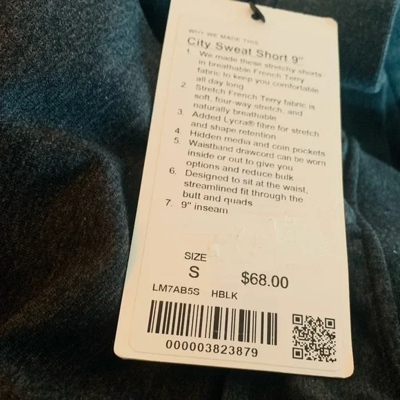 Lululemon City Sweat Short *9"
Heathered Black - Picture 8 of 8
